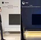 Motion Activated COB LED Under Cabinet / Under Bed LED Strip Light, Plug-in Human Body Induction Ambient Lighting for Renters & Old Houses, No Wiring Required